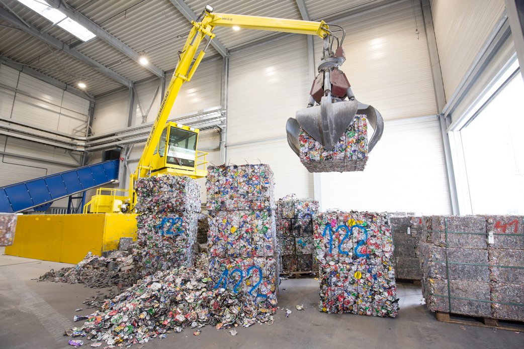 UBC recycling - Hydro,Neuss - Photo: Hydro/Michael Rennertz