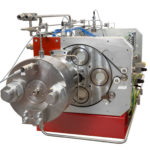 Copyright Maximator – Patented automated high pressure seal change over unit detail on a 900 bar hydrogen compressor