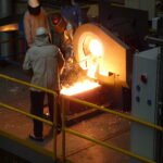 40L induction furnace used to produce the demagnetized HDD 1