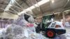 New Bobcat L85 wheel loader for paper recycling
