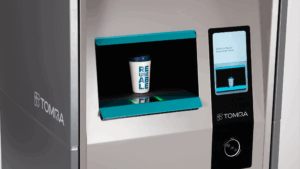 Tomra launches automated return point for reusable takeaway packaging