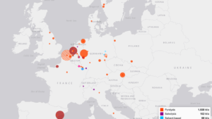 Interactive map of chemical recycling facilities and projects