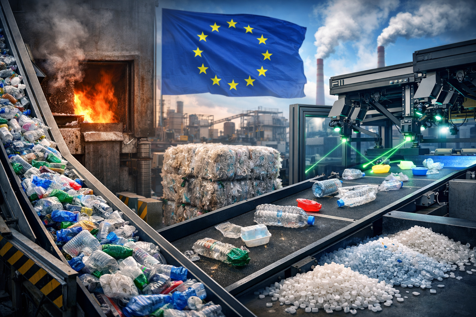 Recycling quality drives climate benefits