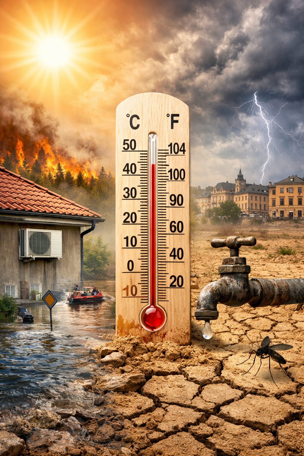 Climate impacts outpace household adaptation