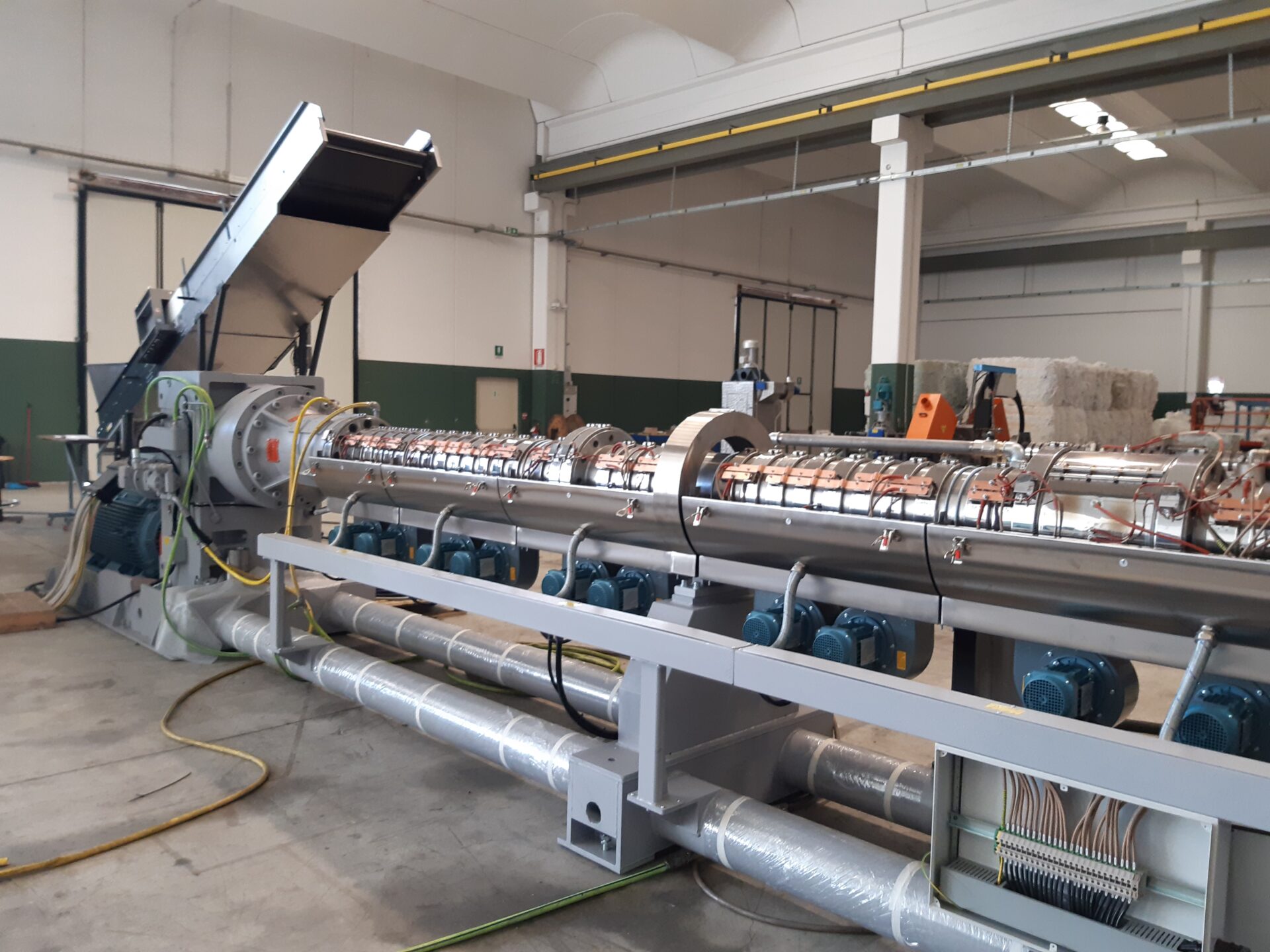 Energy-efficient drives for recyclers