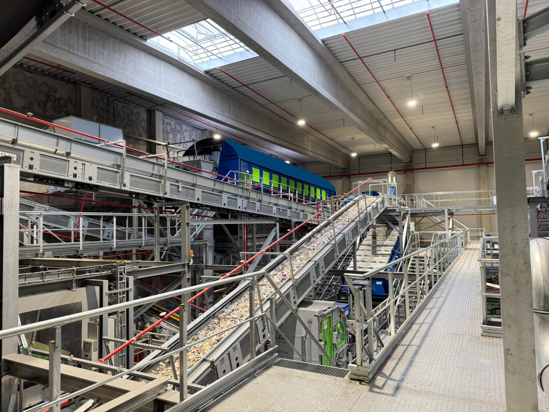Fire-safe redesign for Bremen sorting facility