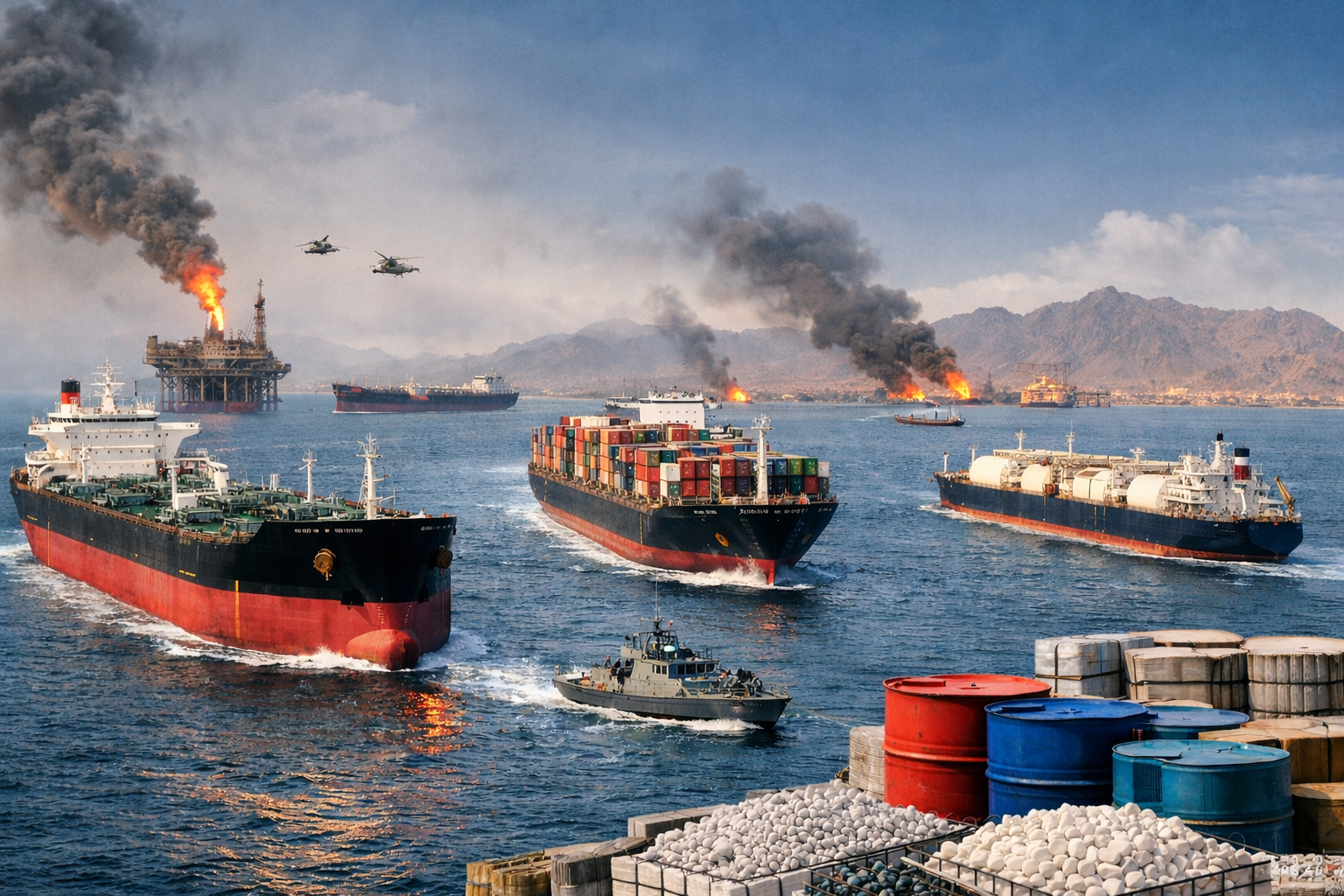 Massive export volumes of chemicals and plastics go through the Strait from Saudi Arabia, Qatar, the United Arab Emirates (UAE) and Kuwait with key destinations being China, the rest of Asia and the EU. "Around 84% of Middle East polyethylene (PE) capacity relies on the Strait of Hormuz for waterborne exports, without accounting for eastern Saudi sites sending PE inland to their western ports," noted Harrison Jacoby, director of PE at ICIS. While Saudi Arabia has ports on the Red Sea in the west, its key petrochemicals hub is in Al Jubail in the Persian Gulf where exports go through the Strait. The UAE’s major ports are also mostly on the Persian Gulf, although the Port of Fujairah is on the Gulf of Oman further south. The constraints on chemicals and plastics exports, along with key feedstock naphtha, will curtail availability and pressure prices higher on a global basis. Also lifting chemicals prices will be the surge in crude oil prices. Roughly 80% of Asia’s seaborne naphtha import demand in 2025 is covered by Middle East supply, according to ICIS data. Should disruptions in the Strait of Hormuz persist, feedstock availability for some Asia crackers could come under strain. While certain crackers can increase the share of liquefied petroleum gas (LPG) in their feedstock mix, this flexibility is limited, said ICIS senior analyst Doris He. Disruptions to Middle East propane supply would also raise feedstock costs for propane dehydrogenation (PDH) units and further compress propylene margins, said ICIS senior analyst Joey Zhou. For US producers, the impact on demand could outweigh any benefits from constrained Middle East supplies. “Higher geopolitical risk for energy prices likely shift focus to risks for margins, volumes and capex decisions. Excess capacity in petrochemicals suggests demand risk outweighs spread arbitrages,” said Laurence Alexander, US chemicals analyst at Jefferies, in a research note. Methanol, PE, EG and PP key exports However, Canada-based Methanex could benefit from a methanol supply shock, he noted. Methanol is Iran’s top chemicals export at well over 9 million tonnes in 2025, according to the ICIS Supply and Demand Database. Saudi Arabia also exported nearly 4 million tonnes of methanol. Shares of Methanex rose around 4% in afternoon trading on 2 March. Along with methanol, PE is the other top export from the Middle East, along with ethylene glycol (EG) and polypropylene (PP), according to the ICIS Supply and Demand Database. US EG prices will likely see upward price pressure in the short term as a result of the increase in Asia spot prices, coupled with an expected increase in demand for exports as a result of the closure of the Strait of Hormuz. With the closure of the Strait, exports from Kuwait and the port of Al Jubail in Saudi Arabia are impossible, according to EG market players. There are production sites on the west coast of Saudi Arabia in Yanbu but ongoing Yemen- based Houthi militant threats make shipments risky in the Red Sea as well. China is the key recipient of PE, EG and methanol volumes from the Middle East but is self- sufficient in PP, while southeast Asia is a key destination for imports of PE and PP. Significant volumes of PE and PP also go to the EU and India. The Middle East exported over 12.5 million tonnes of PE in 2025 out of nearly 17 million tonnes of polyolefins, along with nearly 14 million tonnes of methanol and nearly 6.5 million tonnes of EG, according to the ICIS Supply and Demand Database. US can help fill the gap The US is a major exporter of PE to the tune of around half of total production, and can thus play a key role in plugging the gap with increased exports to Europe and Asia. EG is also a key US export. "The US can certainly help fill gaps from potential Middle East supply disruptions and would welcome the opportunity as the potential of a highly restrictive antidumping duty [ADD] of $734.32/tonne on US PE by Brazil has significantly reduced recent shipments to the country, who was the third largest importer of US PE in 2025," said ICIS's Jacoby. "The US is seeing production costs move lower this month, supporting strong production rates. However, the US would fall short of completely backfilling 100% of Middle Eastern exports if such an extreme outcome were to become reality," he added, pointing out that the Middle East is the leading exporter of PE globally. The global PE market is still facing overcapacity and is forecast to grow increasingly long until 2029, the ICIS analyst noted. "The capacity exists in the market today outside of the Middle East. However, it is in regions with higher cost structures," said Jacoby. "Clearly a complete switch from existing Middle Eastern supply chains is not something that happens overnight and grade slates will vary but necessity is the mother of invention should the situation become that dire," he added. Meanwhile, European chemicals prices are poised to rise. For example, European PE/PP producers have gone from separately looking for a €30-50/tonne increase for March contracts to separately offering triple-digit increases. US producers of olefins and polyolefins using shale gas feedstock will become even more cost-advantaged on a relative basis as crude oil prices rise. “We typically focus on the oil-gas spread as the key driver of petrochemical margins,” said Alexander from Jefferies. He estimates that every $5/barrel move in oil prices, all else being equal, would add around $250 million to earnings before interest, tax, depreciation and amortization (EBITDA) for LyondellBasell, around $500 million for Dow and around $150 million for Methanex. Demand risk from economic impact The key risk to global economies and thus the demand side for chemicals is a prolonged period of elevated crude oil and natural gas prices, alongside overall geopolitical turmoil. “We assume the conflict continues through March, in line with recent political statements, and that the Strait of Hormuz remains unofficially restricted in the near term. This is expected to tighten crude and refined product markets materially, particularly for major Asian importers such as China, India, Japan and South Korea, which rely heavily on Gulf supplies,” said Ajay Parmar, ICIS director of Energy & Refining. “As a result, we forecast Brent rising sharply to around $90/barrel in March as the market prices both disruption risk and constrained physical flows,” he added. While peace negotiations could lead to Brent crude oil prices easing modestly in April to around $85/barrel, he anticipates a “gradually declining but persistent risk premium to remain embedded in prices for the remainder of the year, reflecting continued uncertainty around regional stability”. Europe and Asia impacted, US nuanced Most impacted from an economic standpoint will be Europe and China/Asia which are major importers of crude oil and LNG from the Middle East. This not only squeezes energy-intensive industries but consumers that will face higher prices at the pump and for electricity in their homes. European natural gas prices rocketed 50% on Monday as QatarEnergy announced a halt to LNG production at Ras Laffan due to attacks. Qatar produces nearly one-fifth of global LNG with 82% going to Asia and 11% to Europe. Major destinations are China, India, Taiwan, South Korea and Pakistan. The US economic impact will be more nuanced because of its large oil and gas sector. As long as oil prices remain below $100/barrel, it could be a wash for the US. “We had our first experience with this during 2014-2016, when oil prices collapsed. Economists using the old rules of thumb thought the US economy would boom. It didn’t as the oil patch collapsed, pulling steel, trucking, rail and pipeline activity with it,” said Kevin Swift, ICIS senior economist for Global Chemicals. “Other industries along the energy supply chain suffered as well and we had a near brush with recessionary conditions. Higher prices will affect consumer budgets and consumer spending and impact industries that use oil and derivatives as an input. But the US is also the leading producer of oil and a leading export nation,” he added. However, if crude oil rises to above $100/barrel, the negative impact on consumers and energy-intensive industries would overwhelm any positive effects, he noted. Sustained higher crude oil prices would also push up headline inflation, making it tougher for the US Federal Reserve to cut interest rates aggressively, even as the Fed’s preferred inflation measure is the core personal consumption expenditures (PCE) price index, which excludes food and energy. “Our rule of thumb is that a $10/barrel increase in Brent crude, if sustained, is equal to about 40 basis points (0.4 percentage points) on the headline CPI (consumer price index),” said Alan Detmeister, senior economist and Global Inflation Strategist at UBS on a 2 March conference call. There would be a much smaller 4 basis points impact on core CPI and the core PCE price index, he added. “Traditionally on the inflation side, the Fed has tended to look through the oil shocks and focus much more on the core impact. The core impact is very unclear, and really depends much more on how much oil prices rise and how long they are sustained,” said Detmeister.