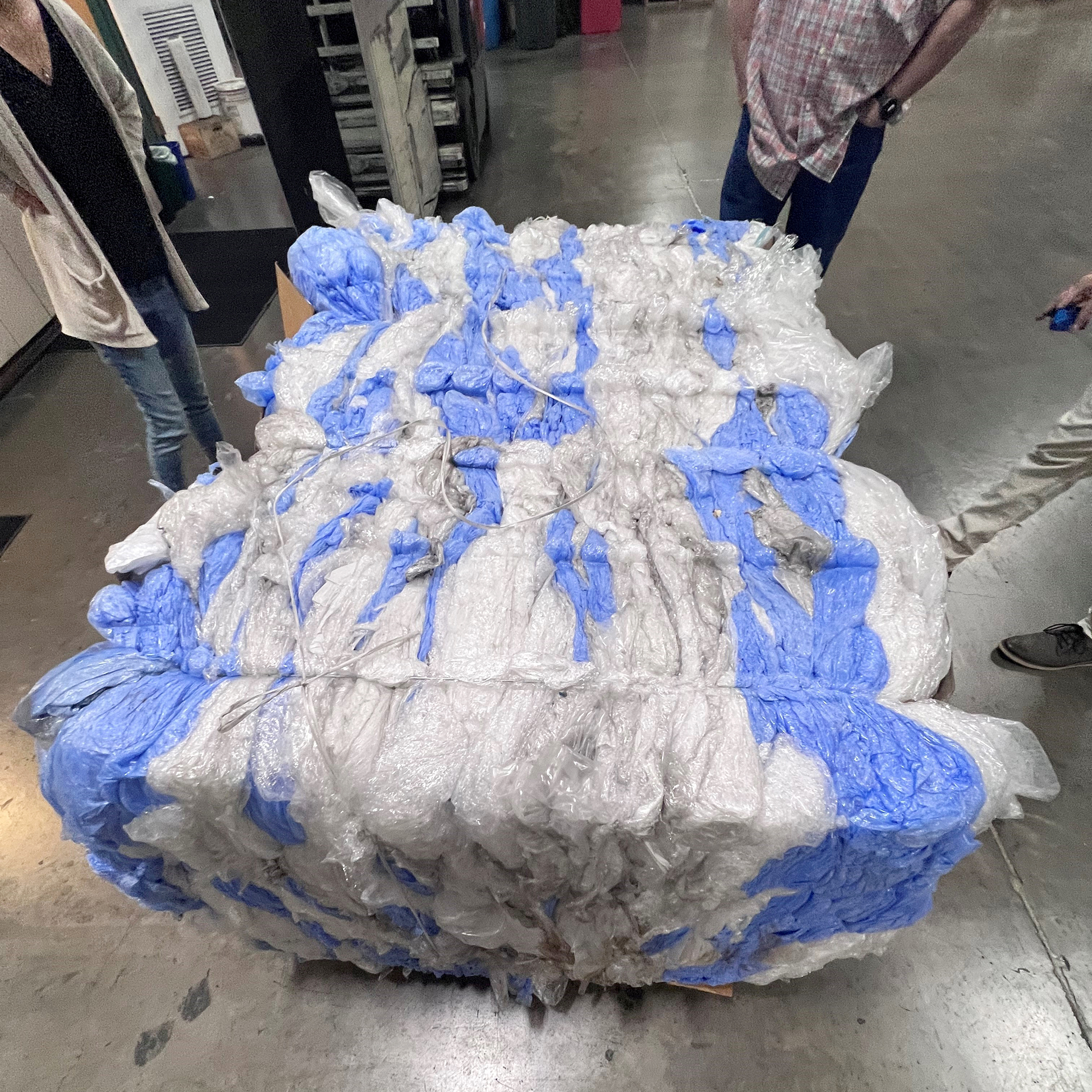 Closed-loop stretch film recycling