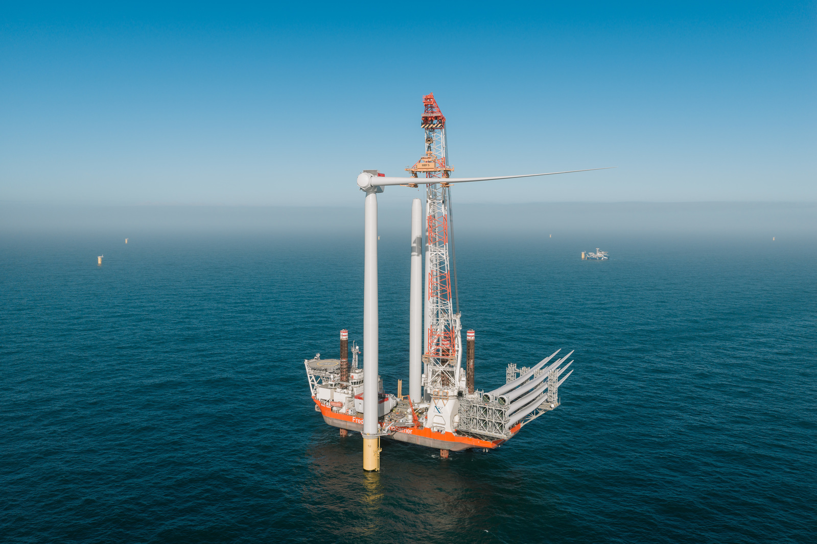 CO₂-reduced offshore wind turbine