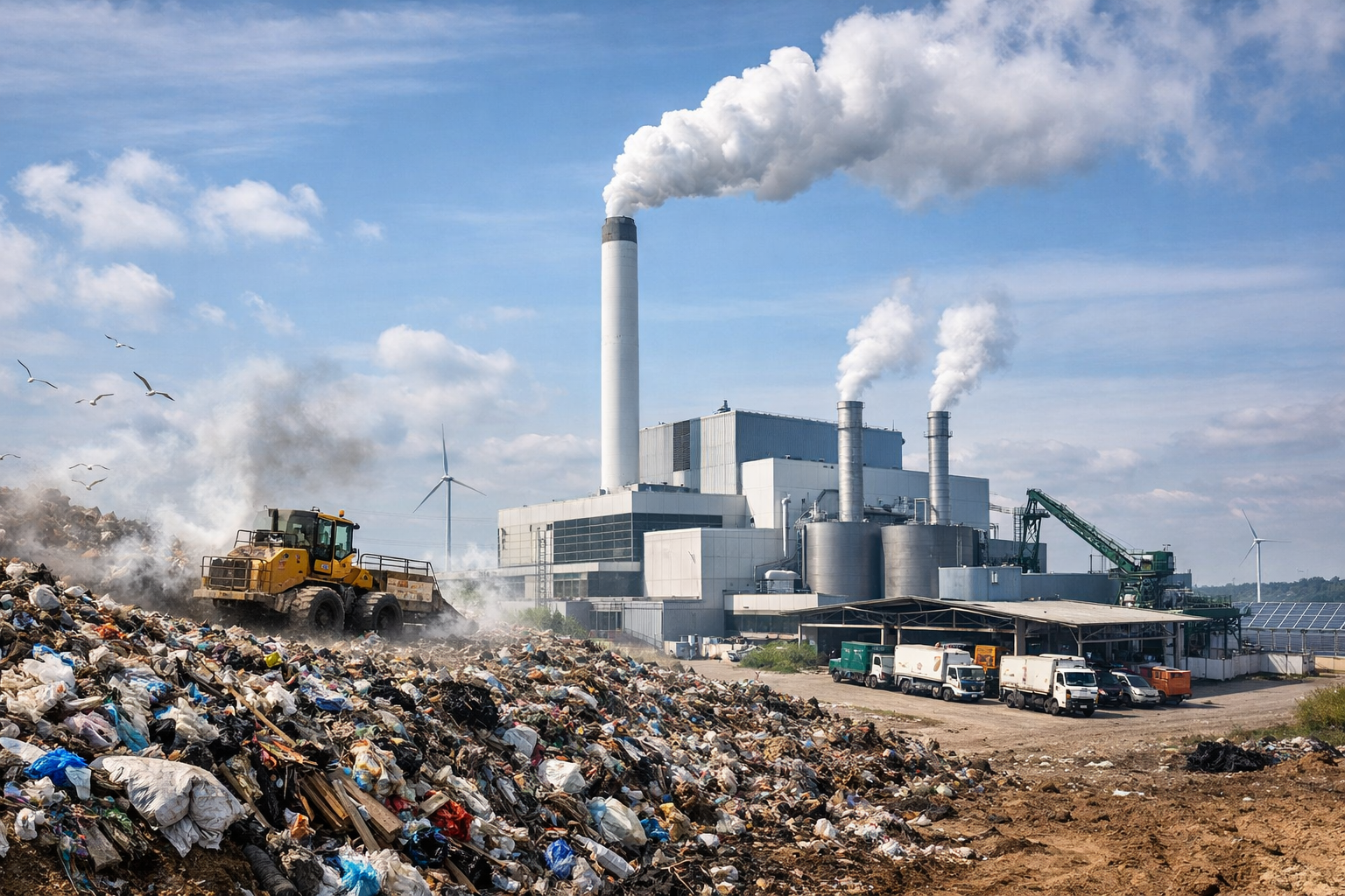 Waste-to-Energy methane mitigation