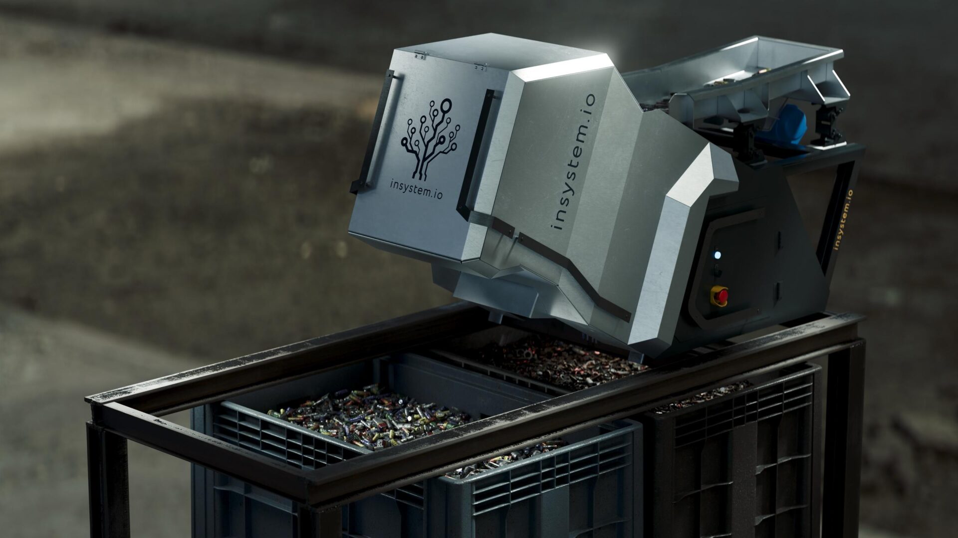 battery sorting from municipal waste
